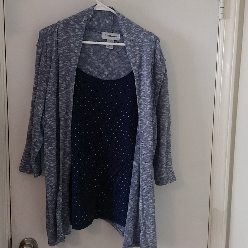 One piece quarter sleeve sweater